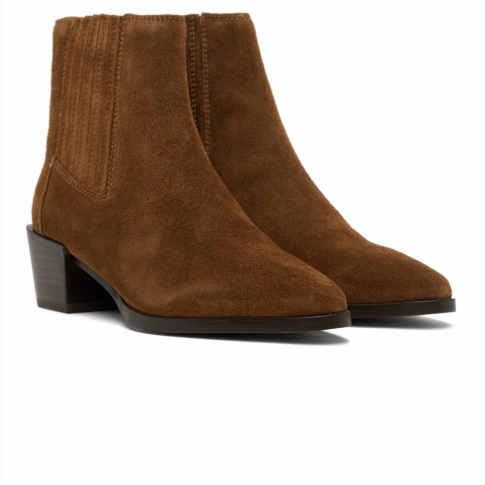 rag & bone Tan Suede Ankle Booties